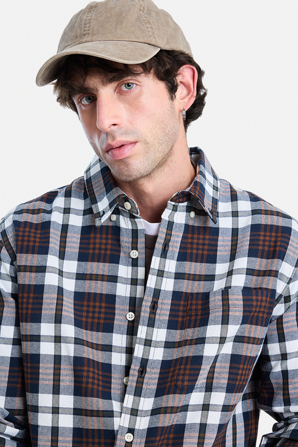 Image of Snitch Men Checkered Casual Multicolor Shirt