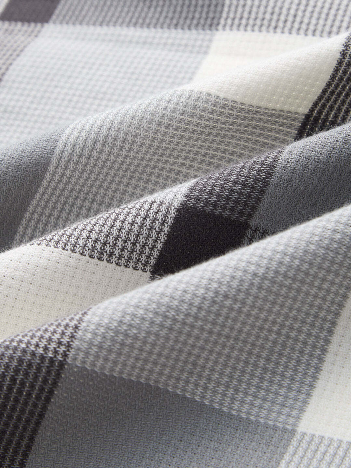 Image of VASTRADO Men Checkered Casual White Shirt