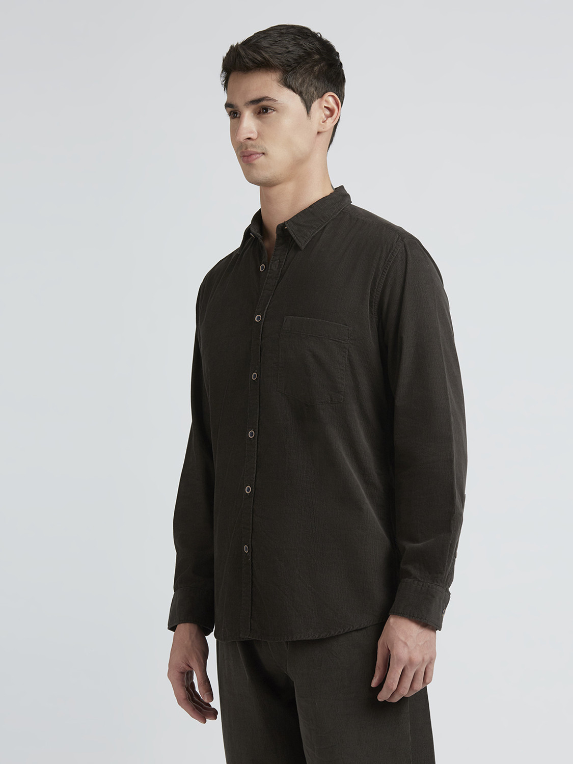 Image of Pepe Jeans Men Solid Casual Green Shirt