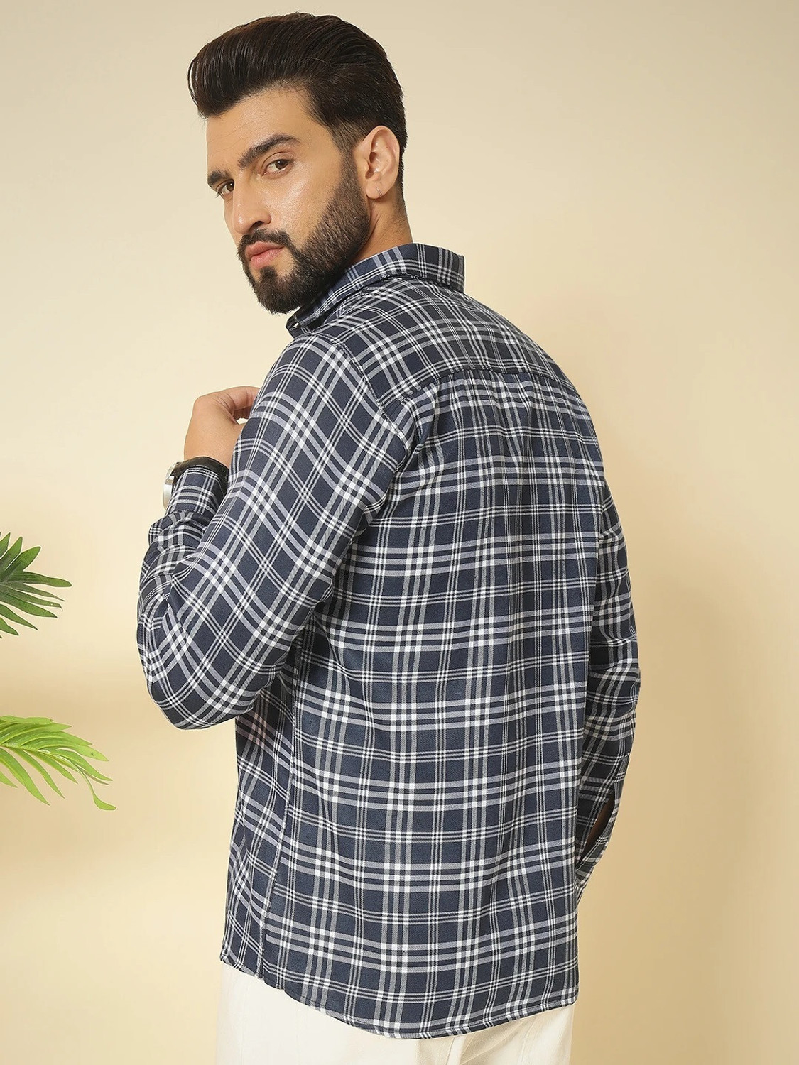 Image of youth first Men Checkered Casual Multicolor Shirt