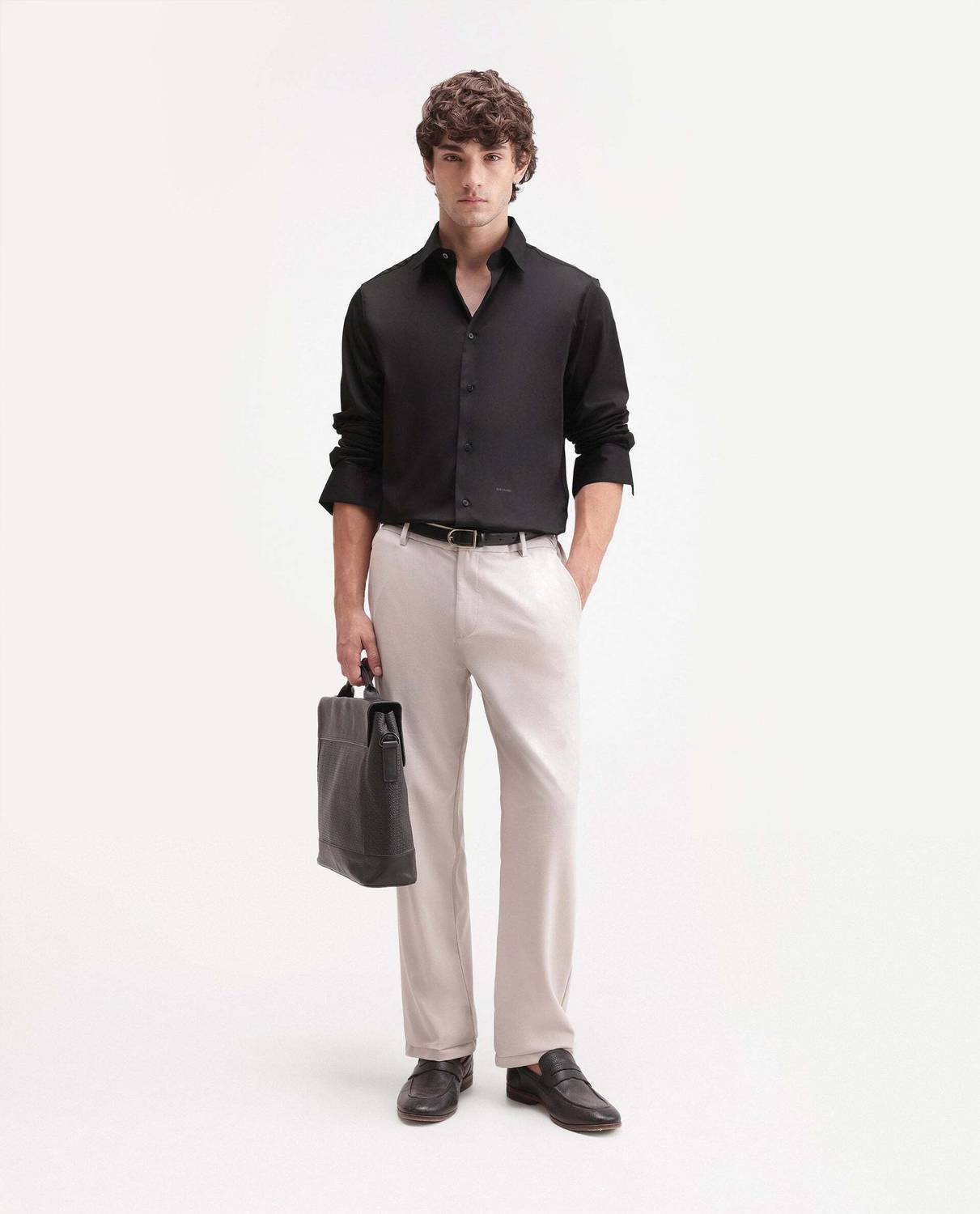 Men Regular Fit Solid Casual Shirt - Image 1
