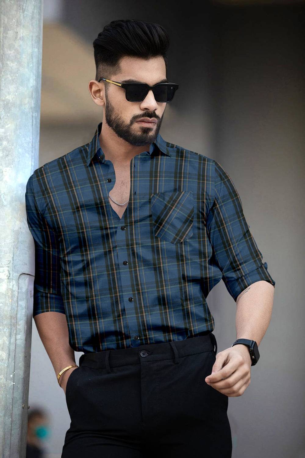 Bloviate Men Color Block Casual Multicolor Shirt