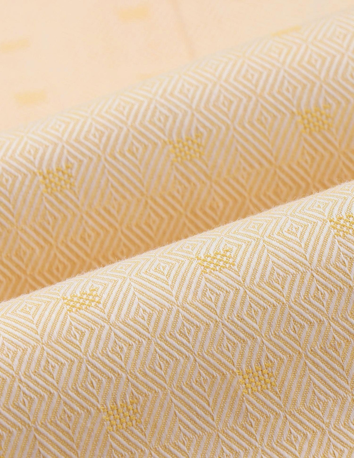 Image of ARROW Men Checkered Formal Yellow Shirt