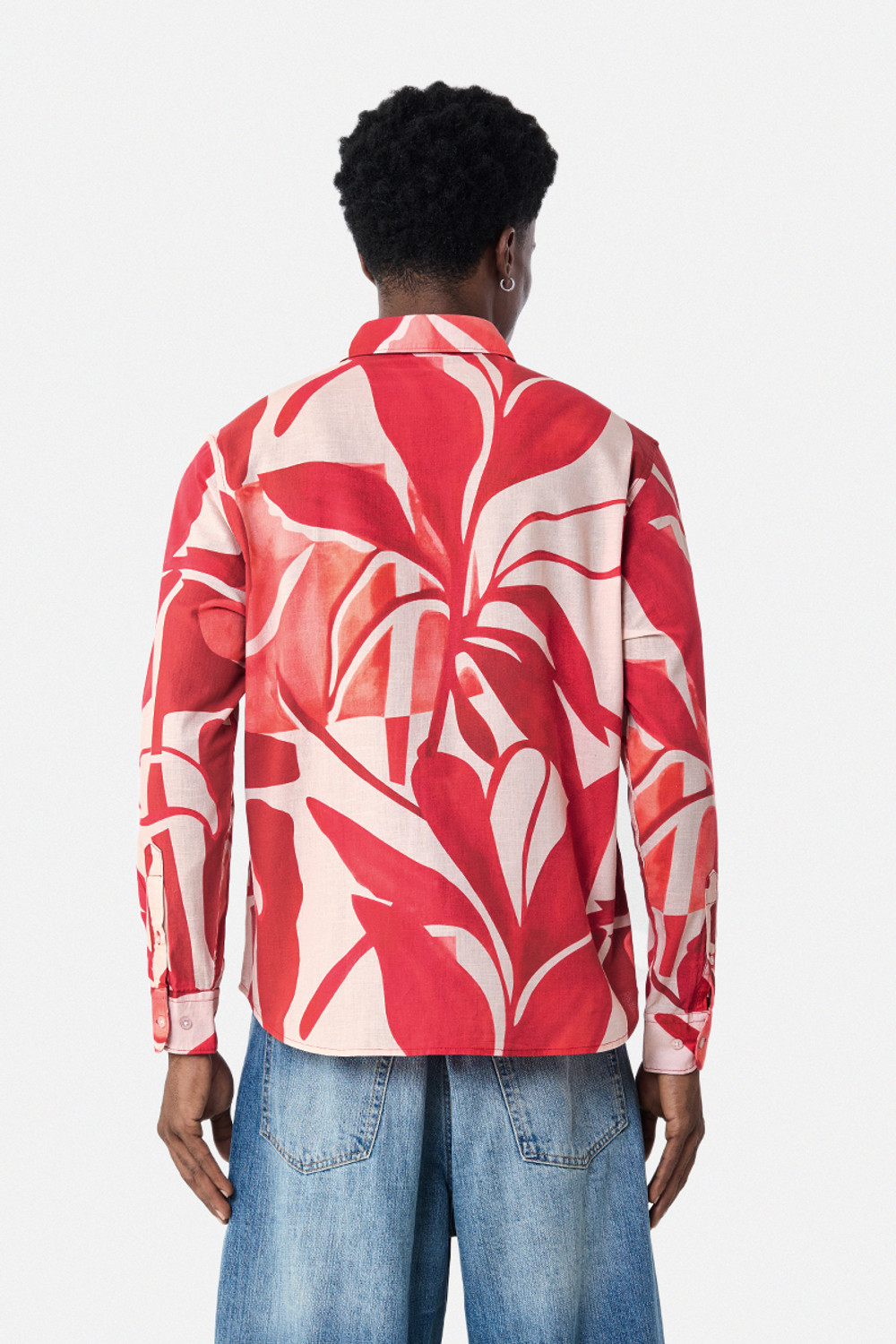 Image of Snitch Men Regular Fit Printed Spread Collar Casual Shirt