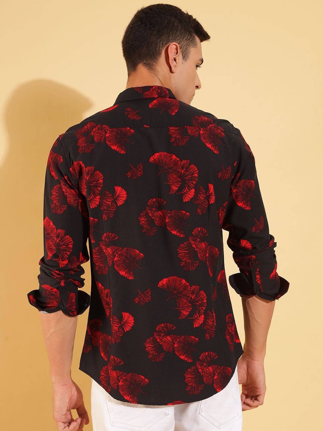 HERE&NOW Men Multicolor Printed Casual Shirt - Image 5