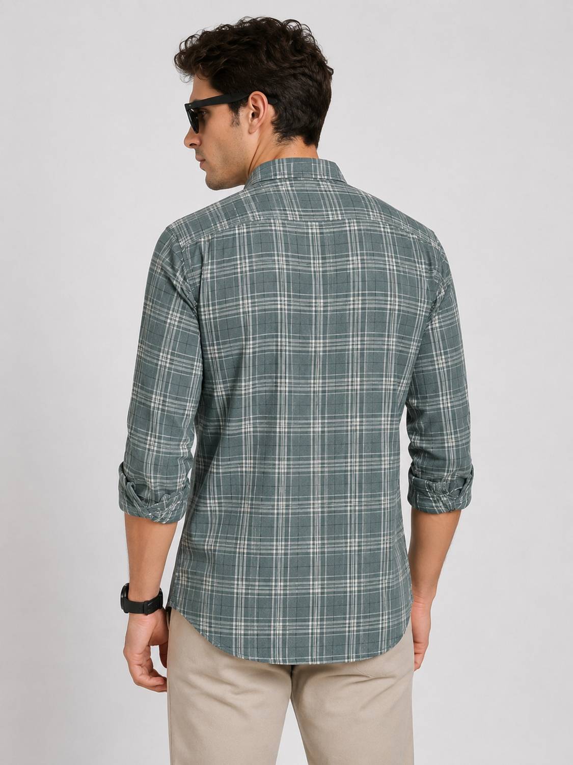 FUBAR Men Grey Casual Shirt - Image 2