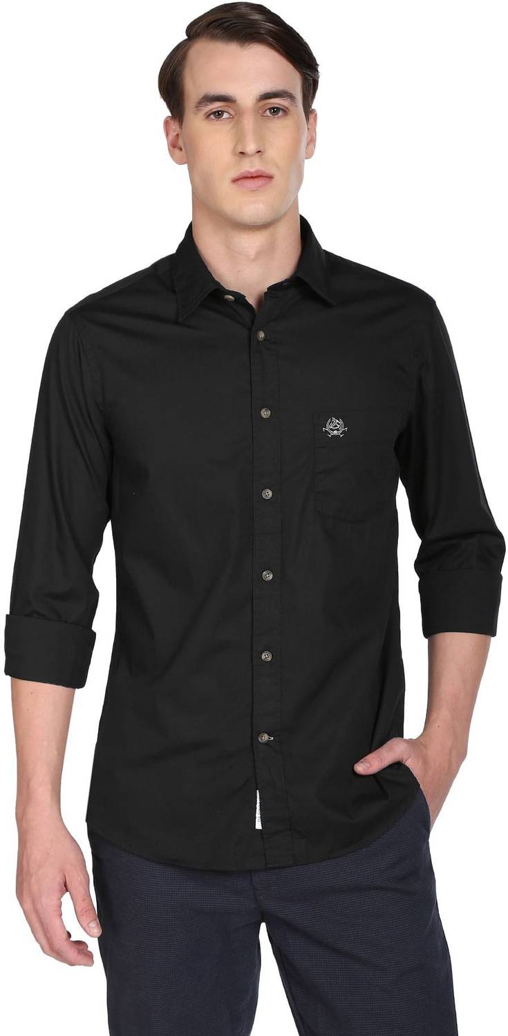 U.S. POLO ASSN. Men Black Casual Shirt - Image 1