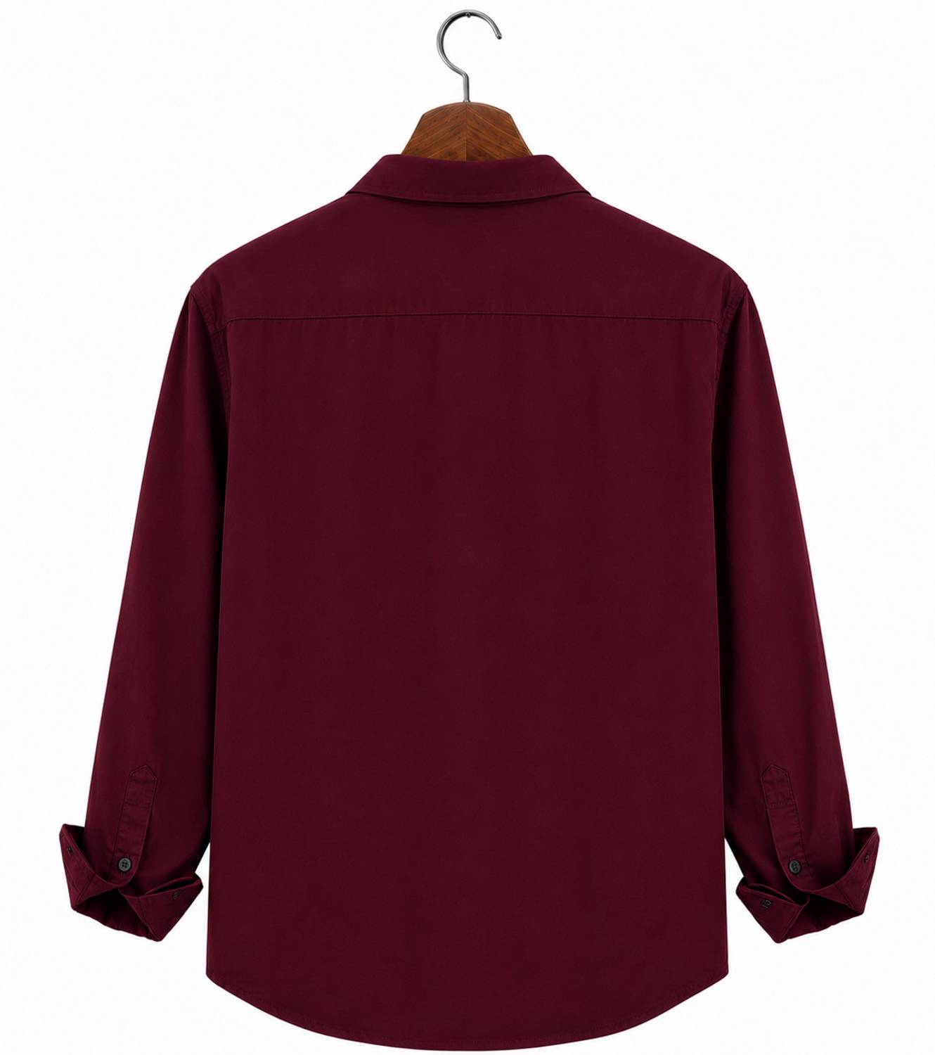 Indian Garage Hub Men Maroon Casual Shirt - Image 2