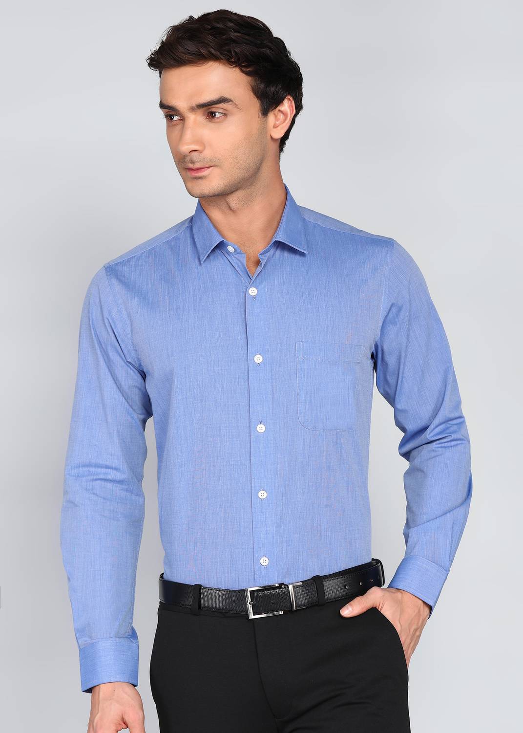 PETER ENGLAND Men Slim Fit Solid Formal Shirt