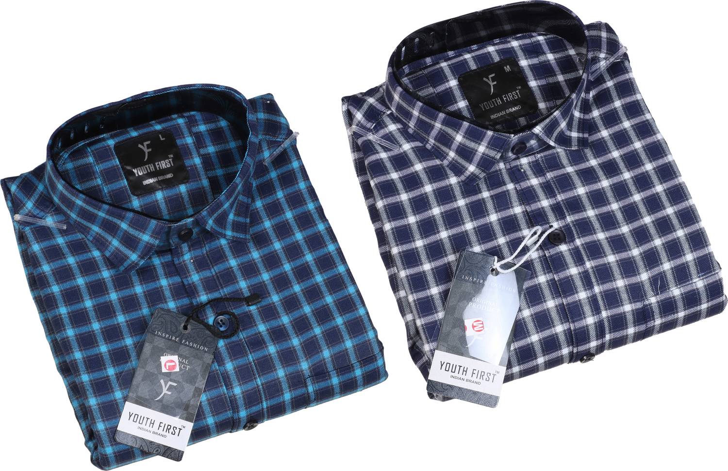 youth first Men Regular Fit Checkered Spread Collar Casual Shirt