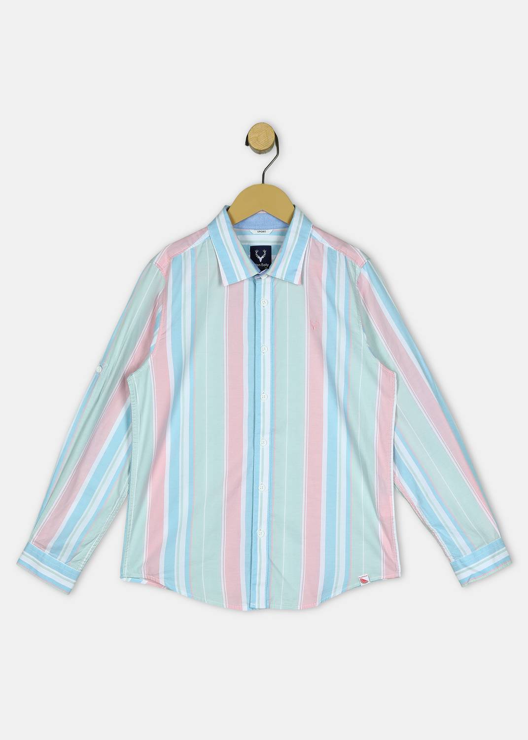 Allen Solly Boys Checkered Casual Multicolor Shirt