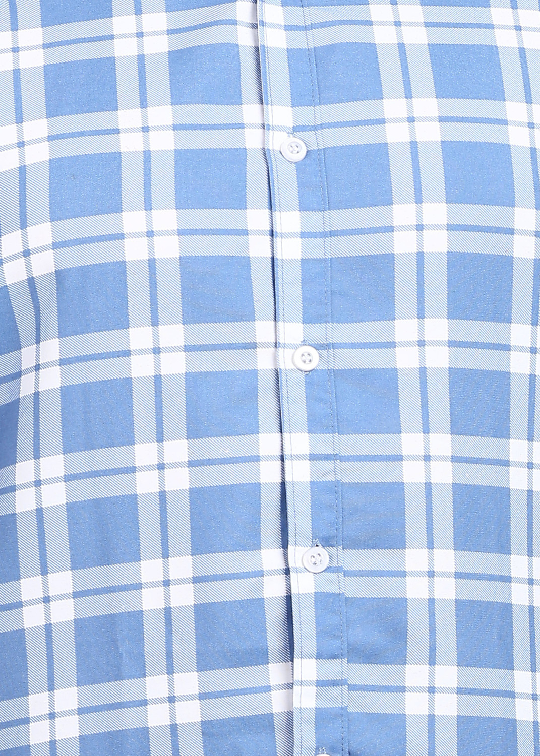 Image of RODEIZ Men Striped Casual Blue Shirt
