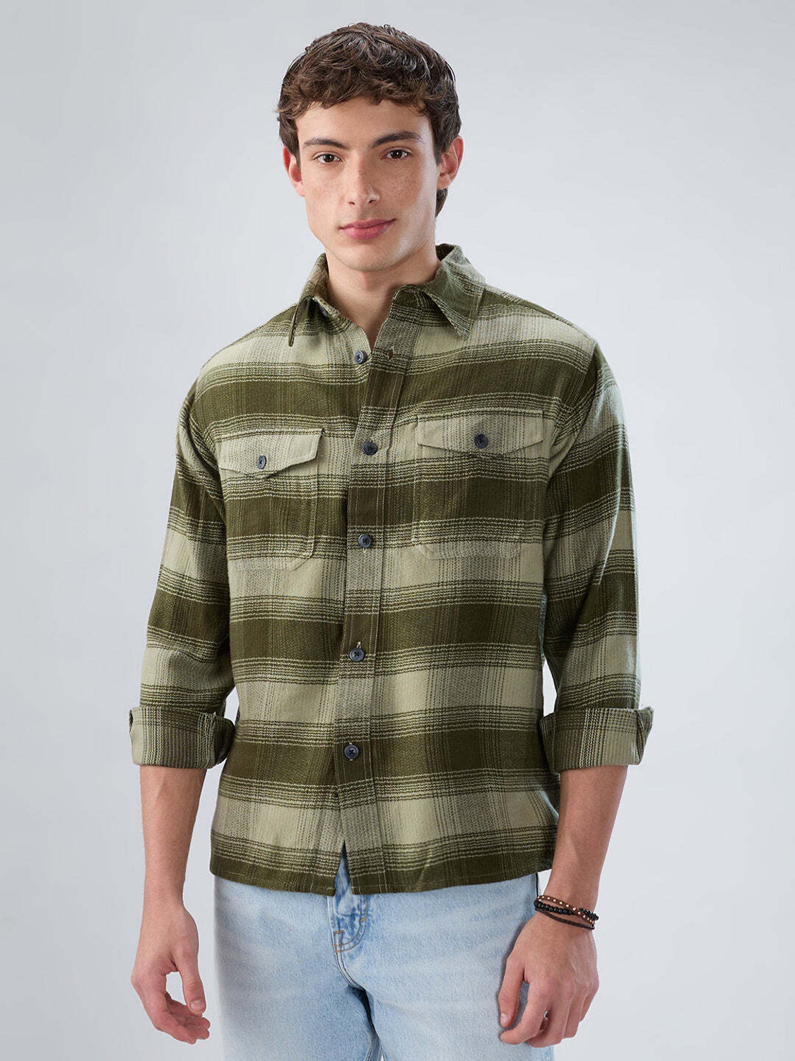 Image of VASTRADO Men Dyed /Ombre Casual Multicolor Shirt