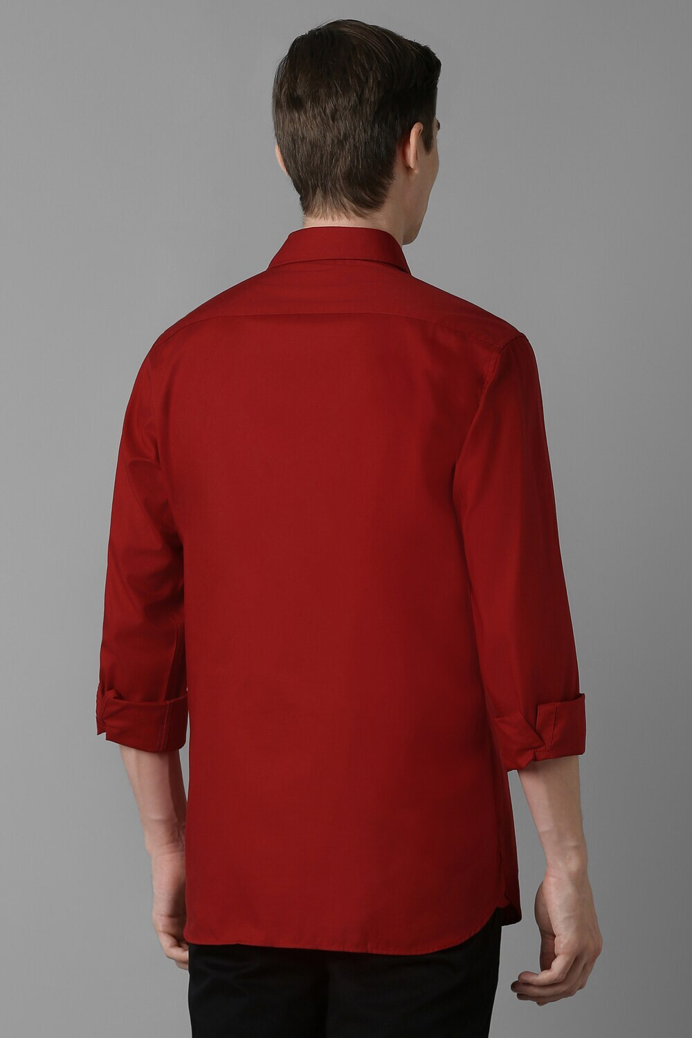 Image of Louis Philippe Sport Men Slim Fit Striped Casual Shirt