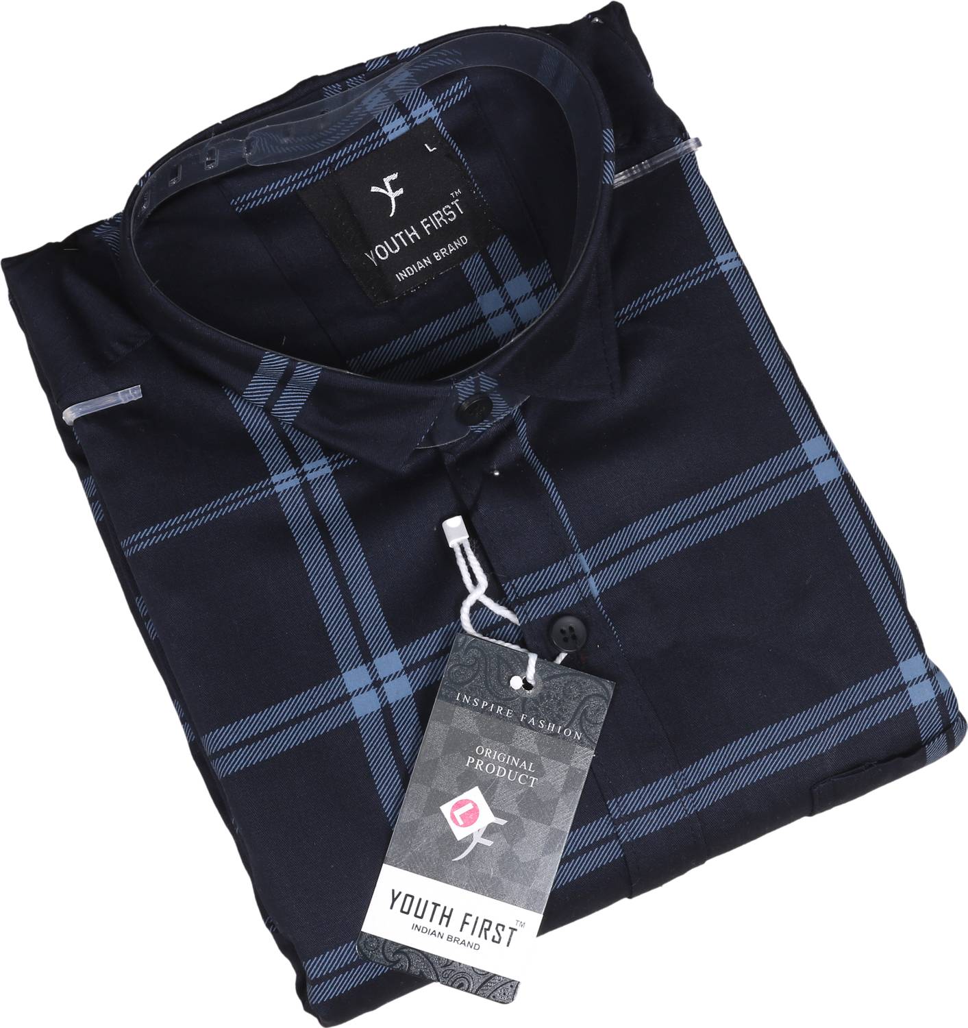 youth first Men Regular Fit Checkered Spread Collar Casual Shirt