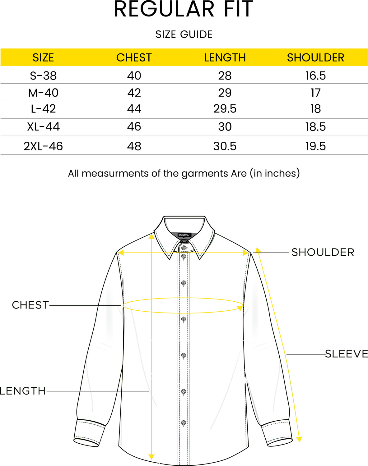 Image of BEYOUNG Men Solid Formal White Shirt