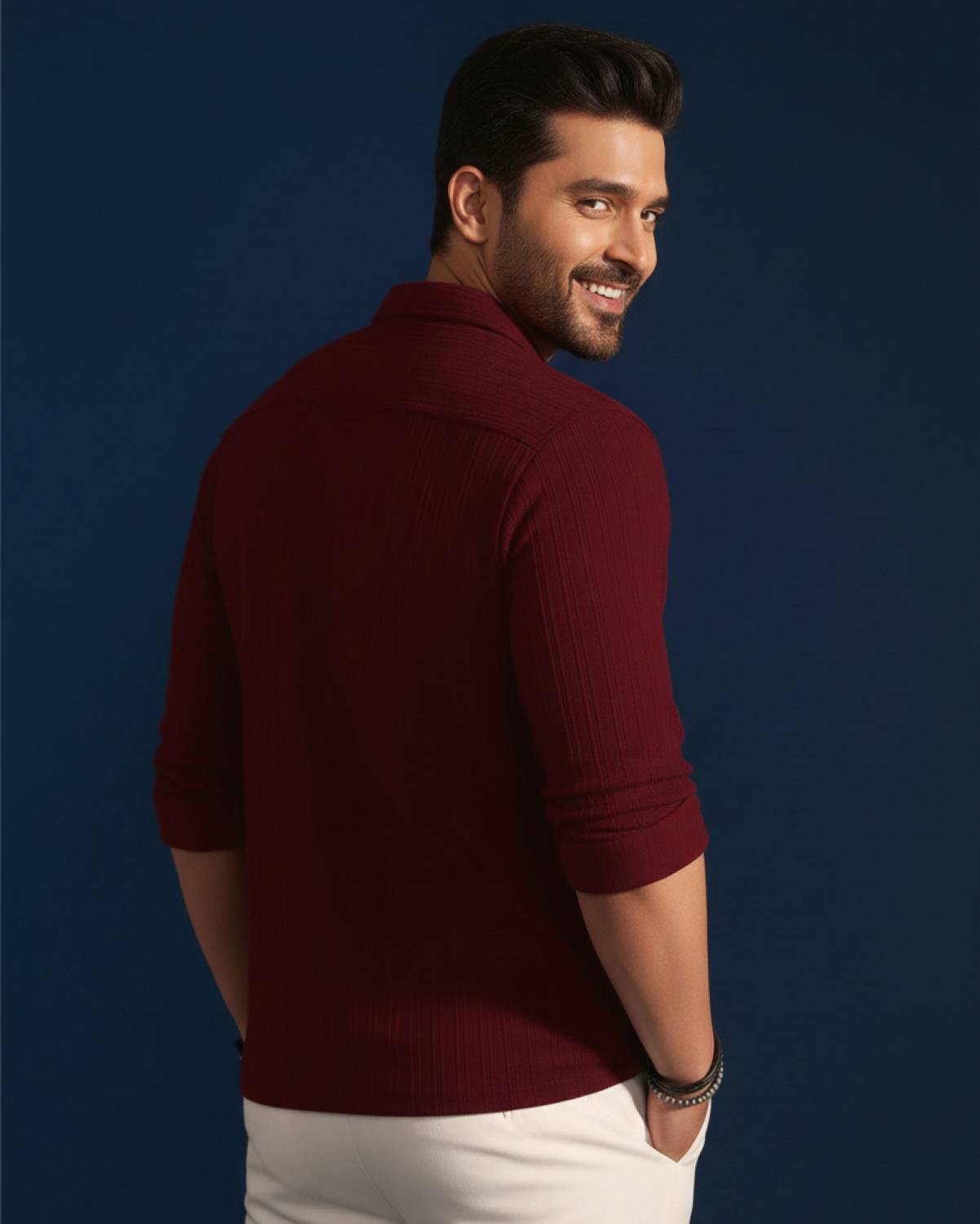METRONAUT Men Red Casual Shirt - Image 2