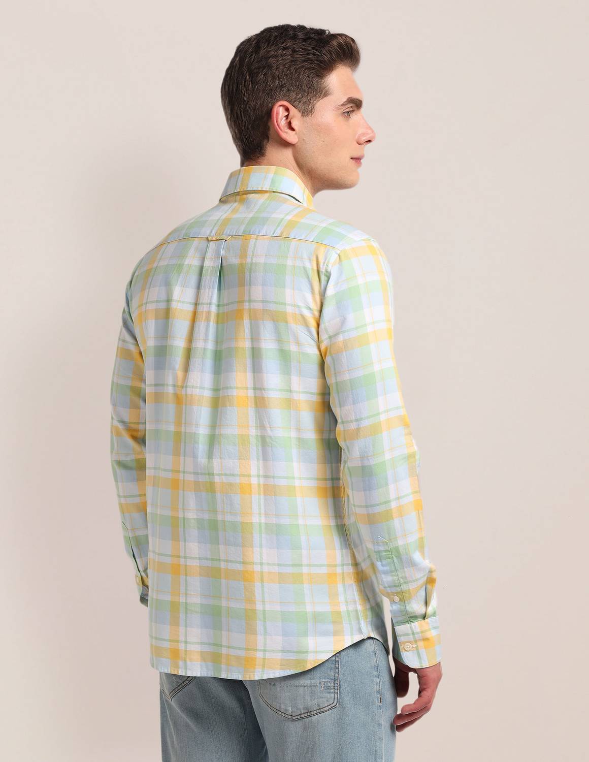 U.S. POLO ASSN. Men Checkered Multicolor Shirt - Image 5