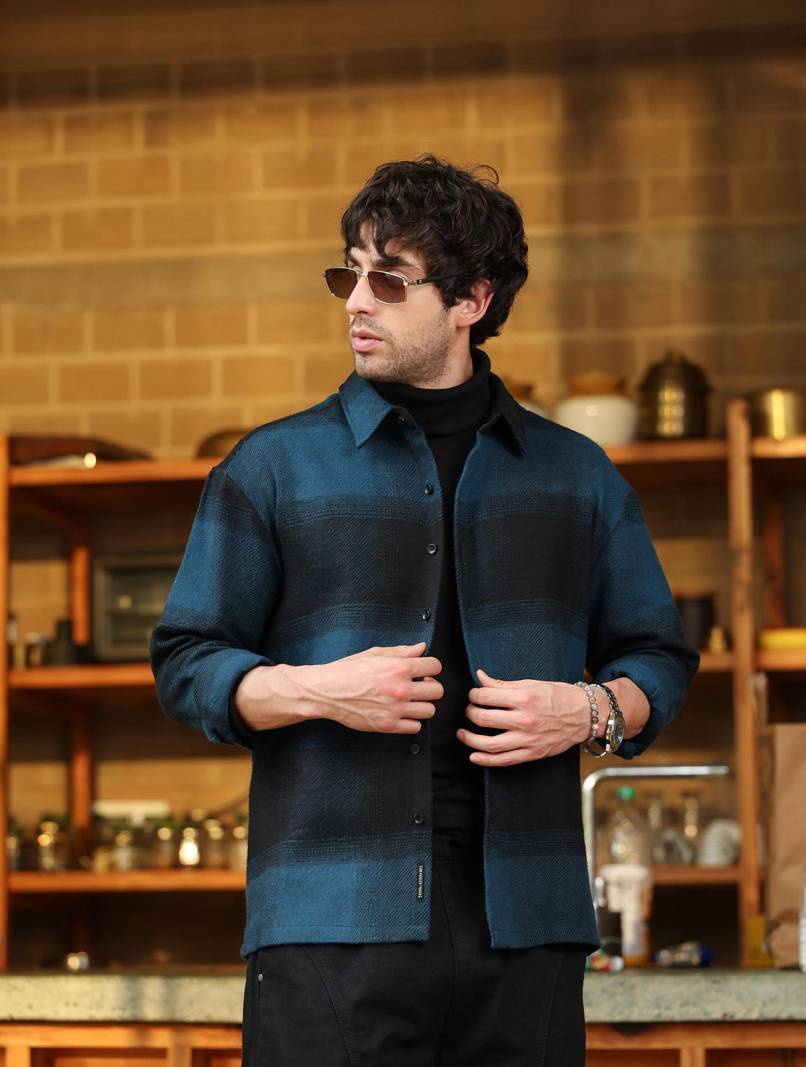 Image of CAMPUS SUTRA Men Checkered Casual Multicolor Shirt