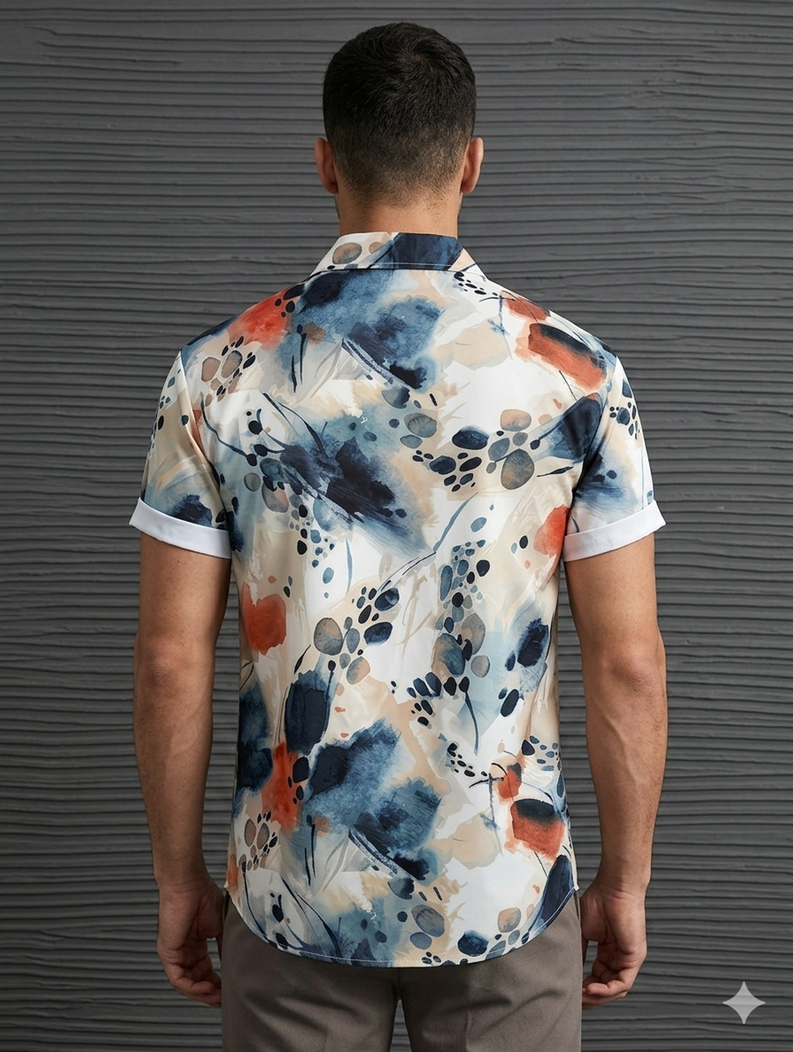Image of STC FASHION Men Printed Casual Multicolor Shirt