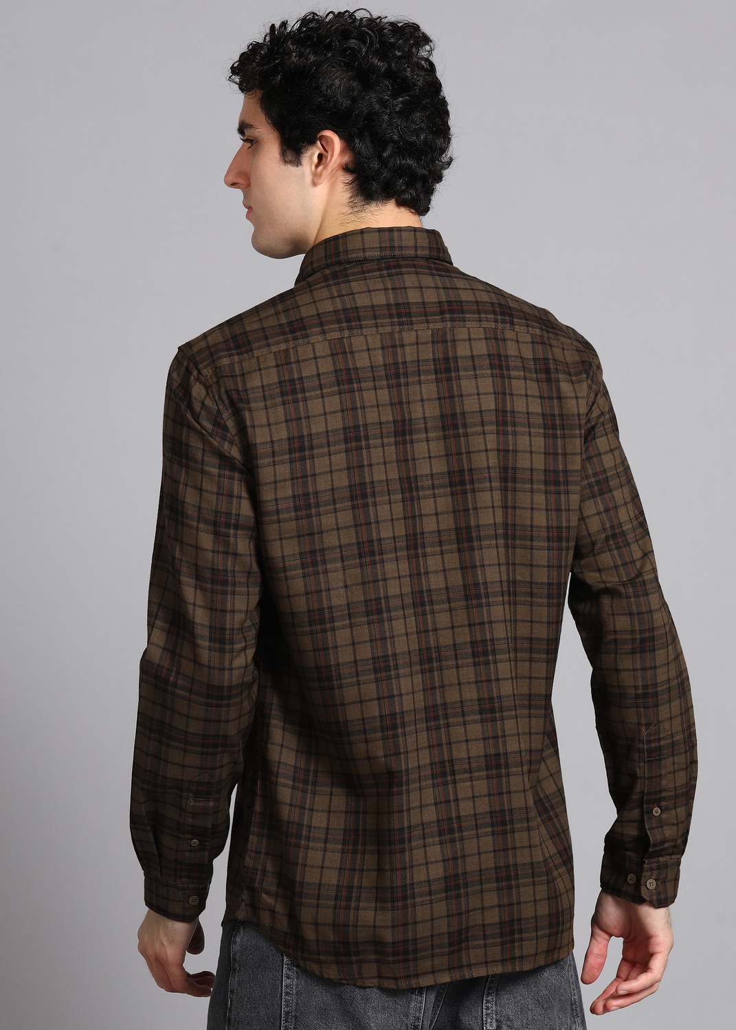 Image of PARX Men Checkered Casual Multicolor Shirt