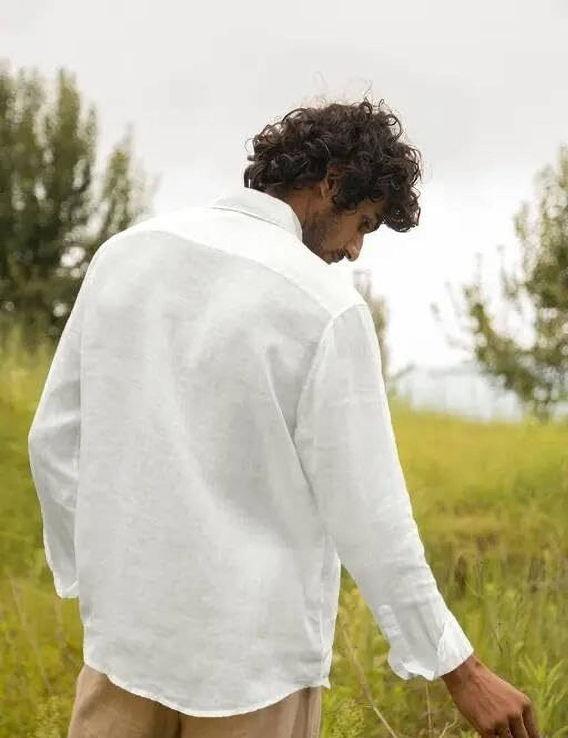TrendFever Men White Casual Shirt - Image 3