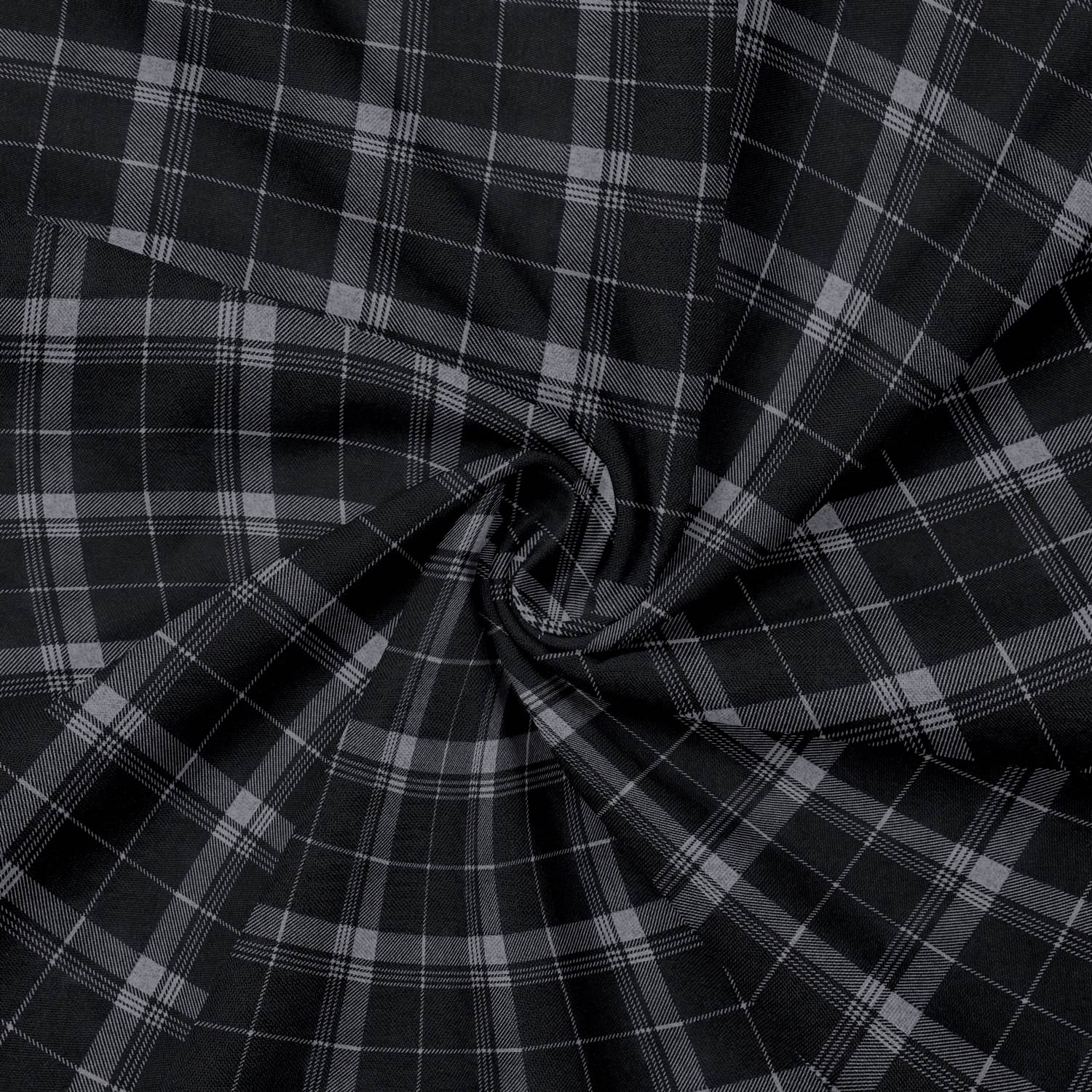 vdlooks Men Checkered Black, Grey Shirt - Image 4