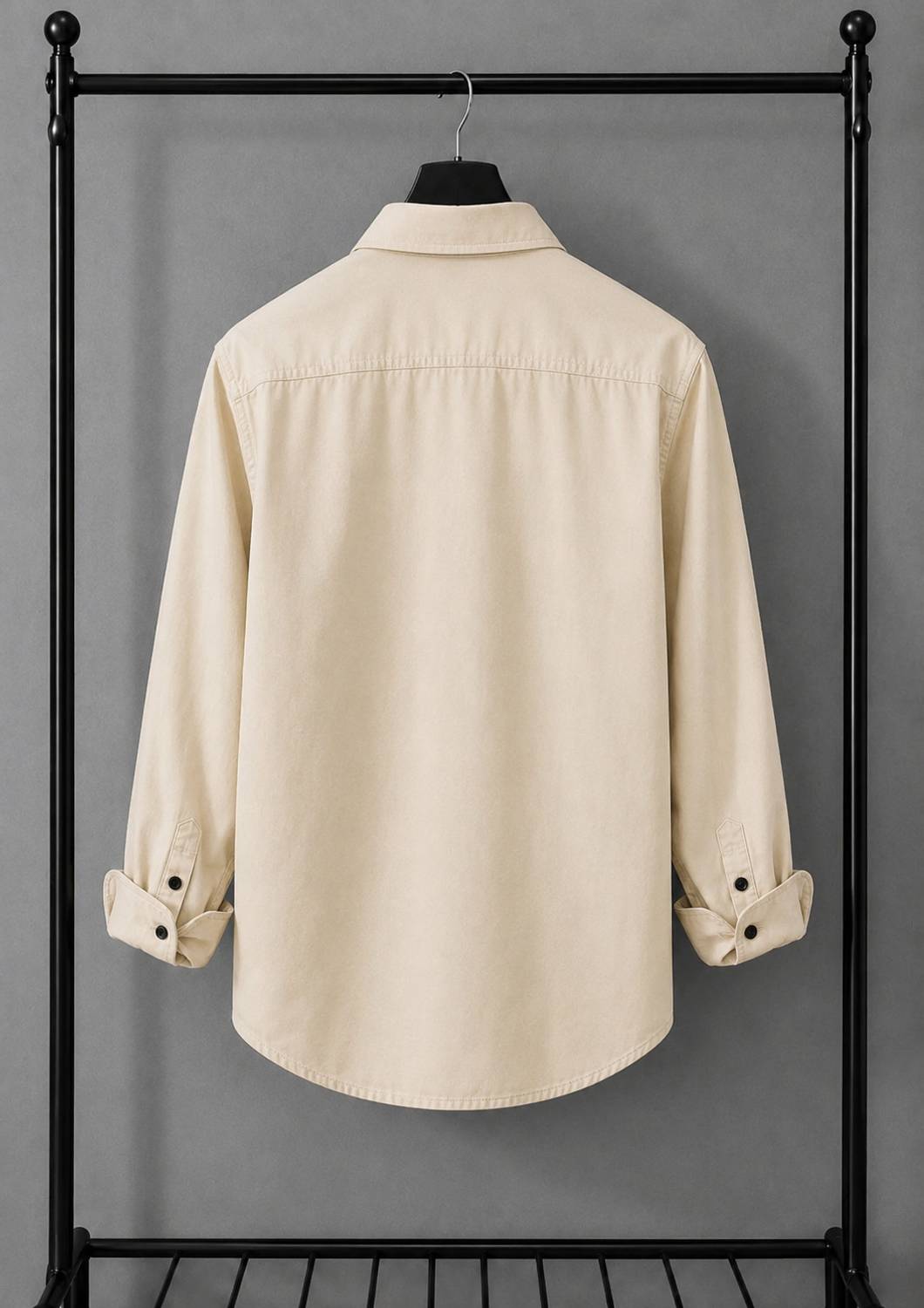 Marmic Fab Men Beige Casual Shirt - Image 2