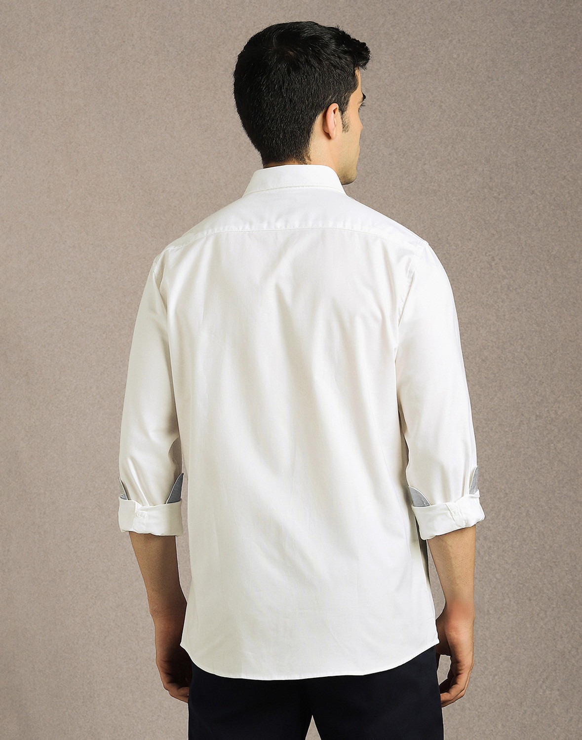 Image of Louis Philippe Sport Men Slim Fit Solid Casual Shirt
