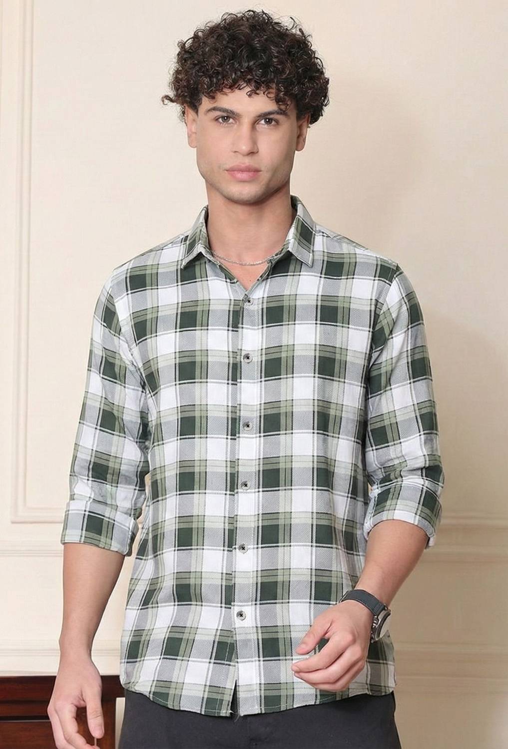 R.Code Men Checkered Multicolor Shirt - Image 4