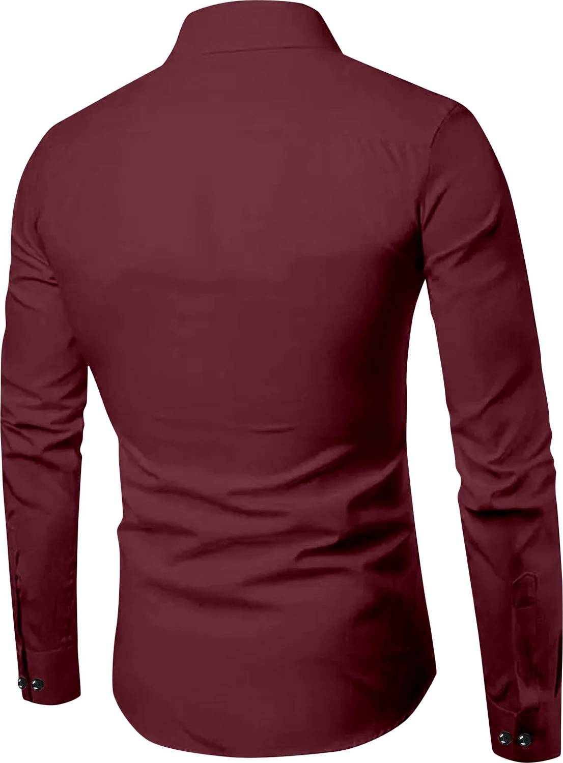 AITAVIKOVERSEAS Men Maroon, White Shirt - Image 4