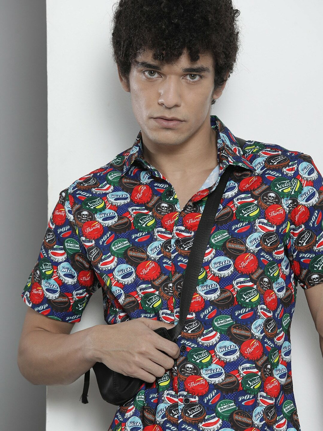 Image of The Indian Garage Co. Men Printed Casual Multicolor Shirt