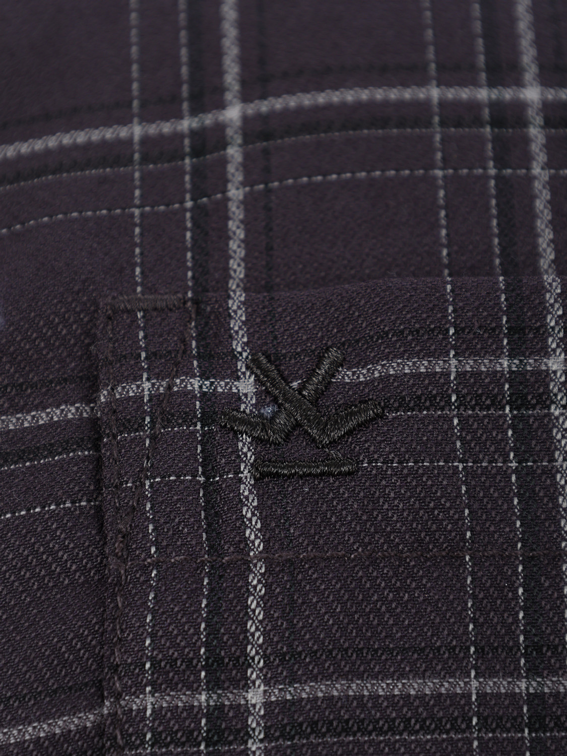 Image of WROGN Men Checkered Casual Brown Shirt