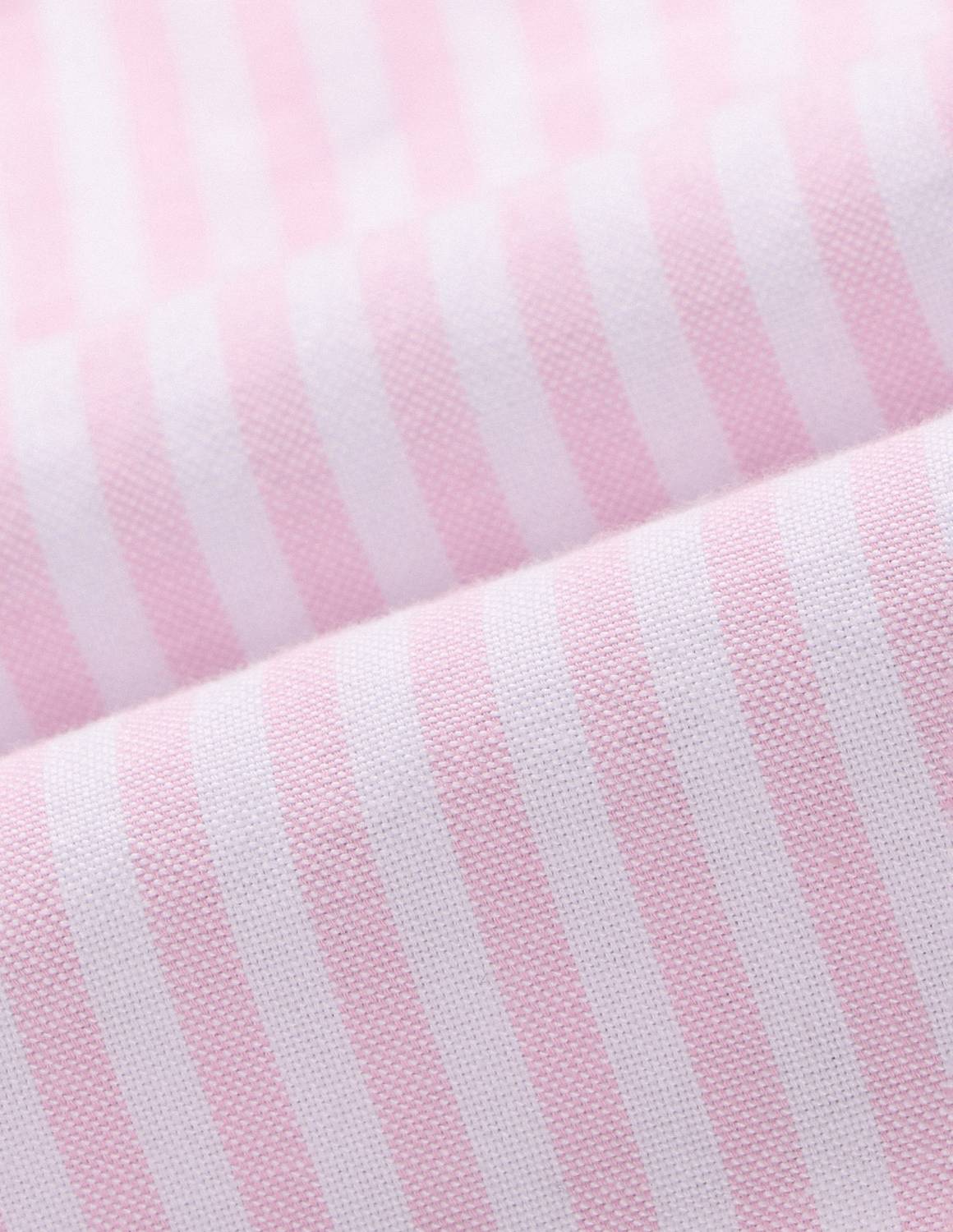 U.S. POLO ASSN. Men Striped Pink White Casual Shirt - Image 2