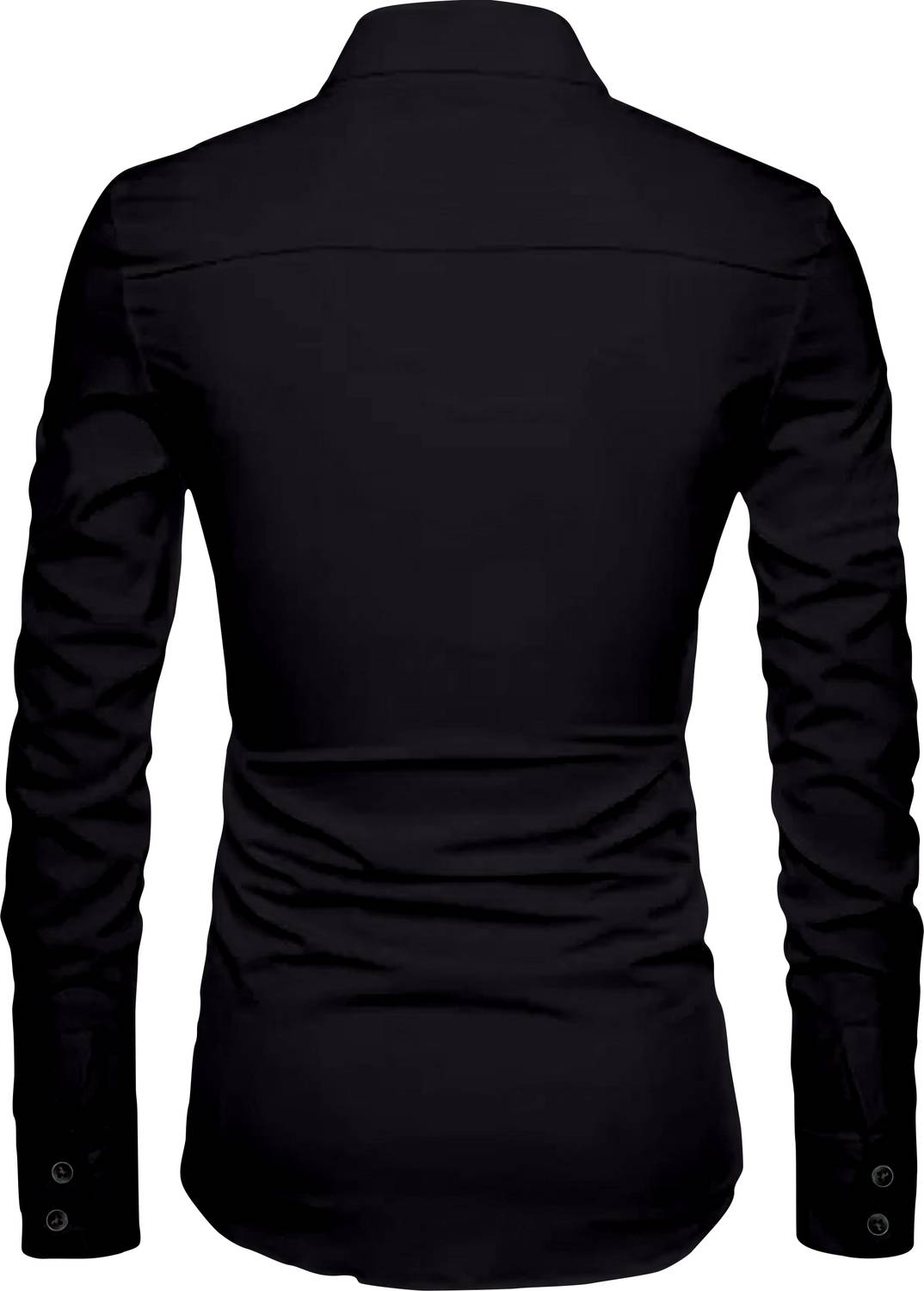 WOXEN Men Black Casual Shirt - Image 2