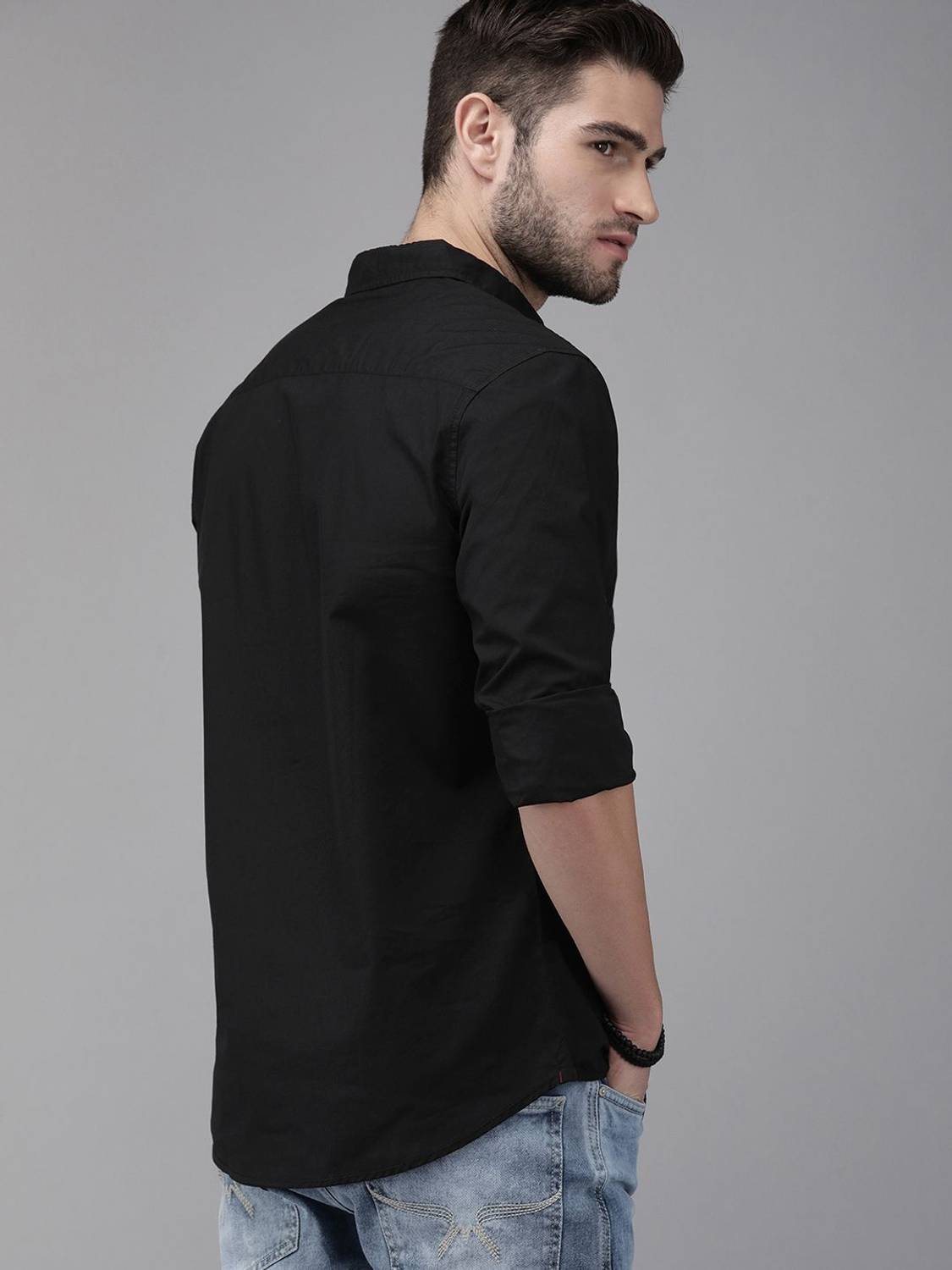 Roadster Men Black Casual Shirt - Image 4