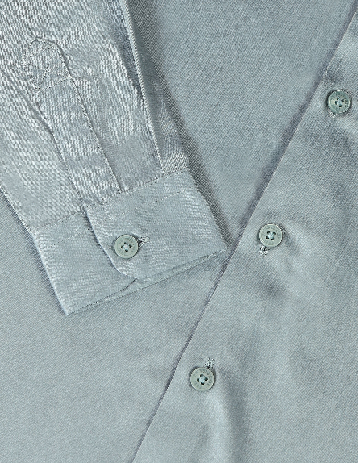 Image of U.S. POLO ASSN. Boys Slim Fit Solid Spread Collar Casual Shirt