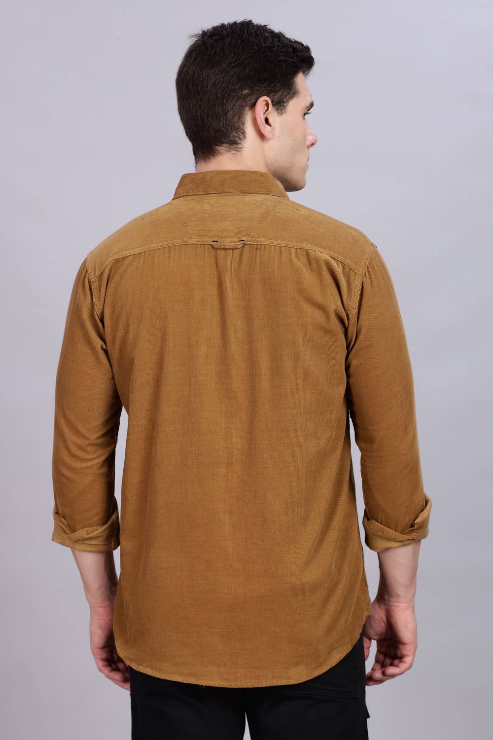 KUONS AVENUE Men Brown Casual Shirt - Image 2
