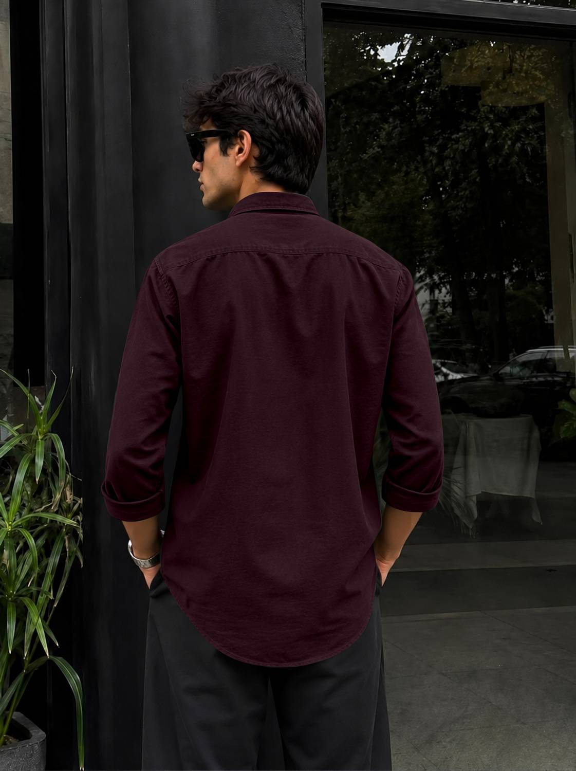 Fagul Culture Men Regular Fit Solid Spread Collar Casual Shirt - Image 2
