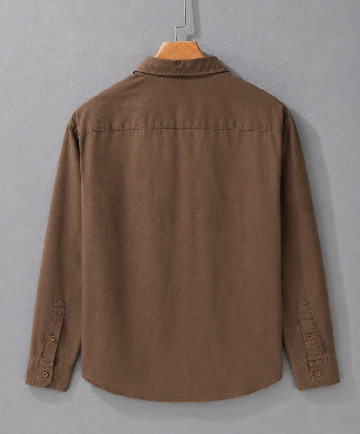 Image of Kesar Collection Men Printed Casual Brown Shirt
