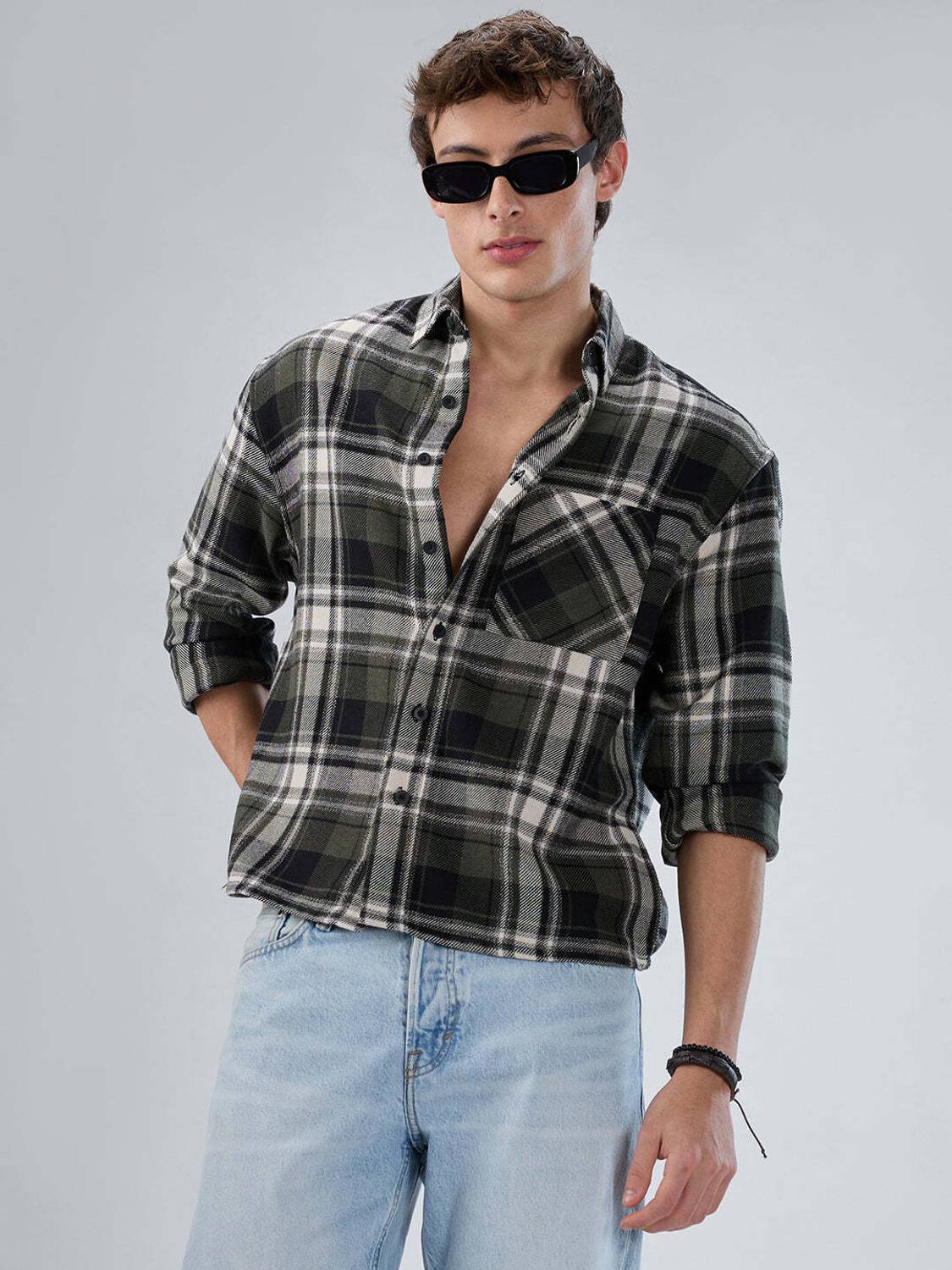 VASTRADO Men Checkered Multicolor Shirt - Image 2