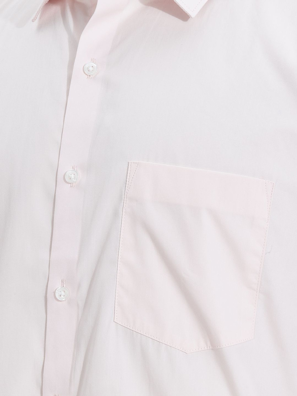 Image of VAN HEUSEN Men Slim Fit Solid Formal Shirt
