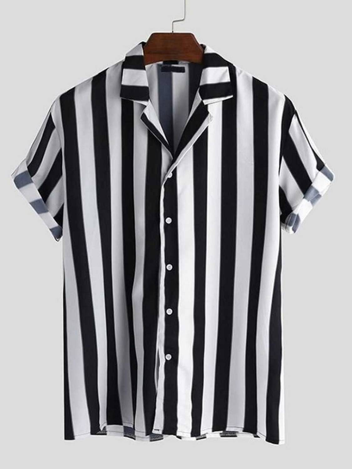 SEVENTEENSTITCH Men Striped Casual Blue, White Shirt - Buy