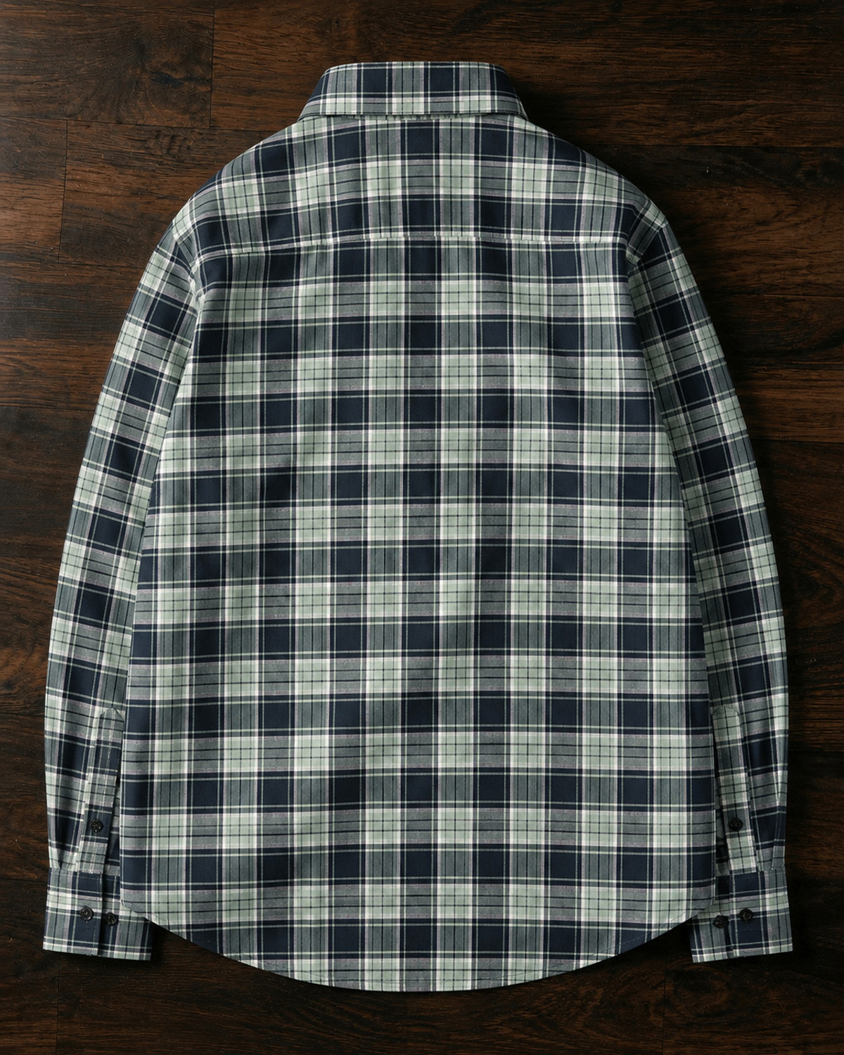 Image of Lyphy Men Checkered Casual Blue, Green Shirt