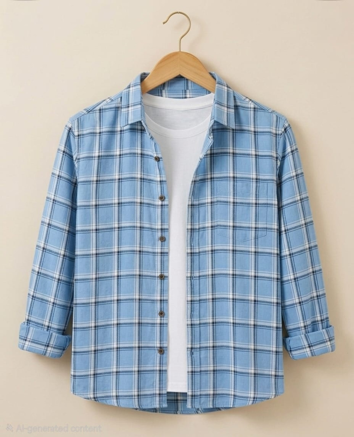 Image of rockstar z Men Checkered Casual Multicolor Shirt