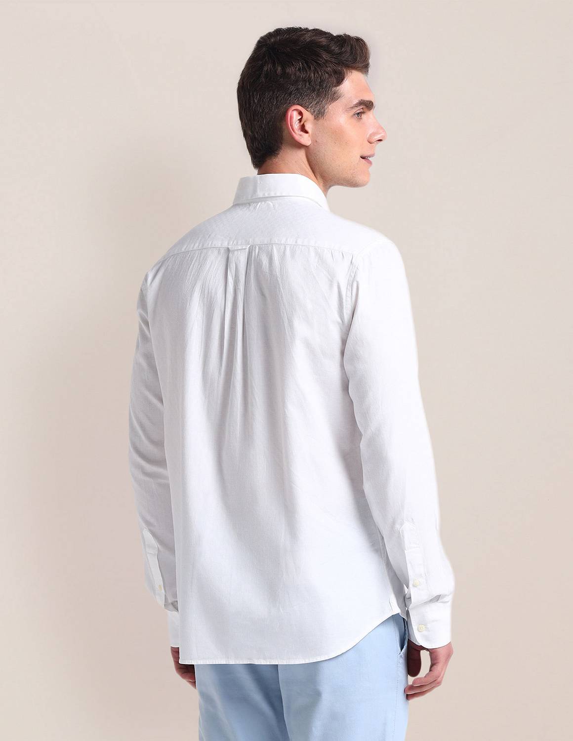 U.S. POLO ASSN. Men White Casual Shirt - Image 5
