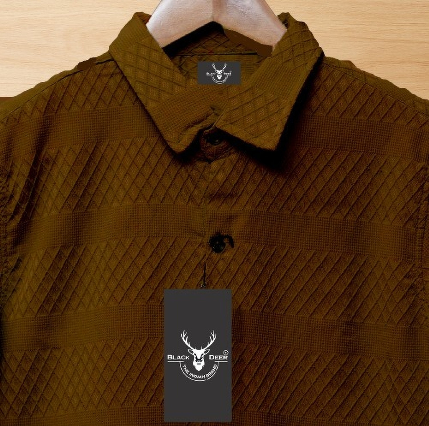 Image of Black Deer Men Shirt Pant Set