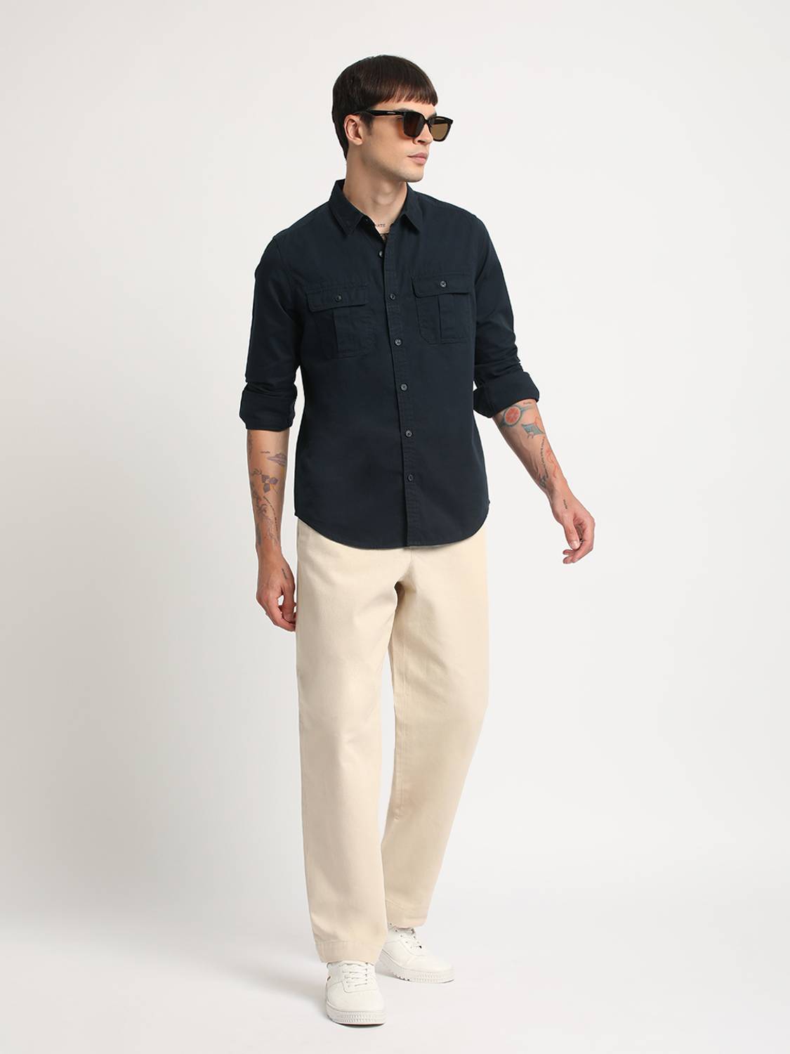 THE BEAR HOUSE Men Dark Blue Shirt - Image 5