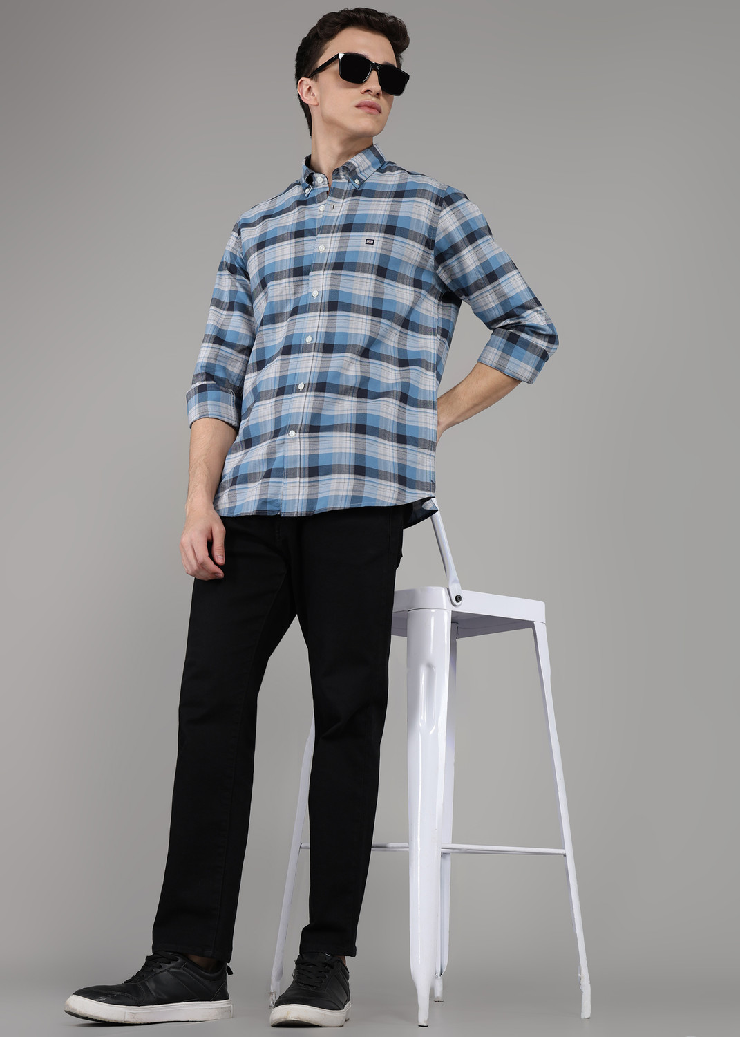 Image of ARROW Men Checkered Casual Multicolor Shirt