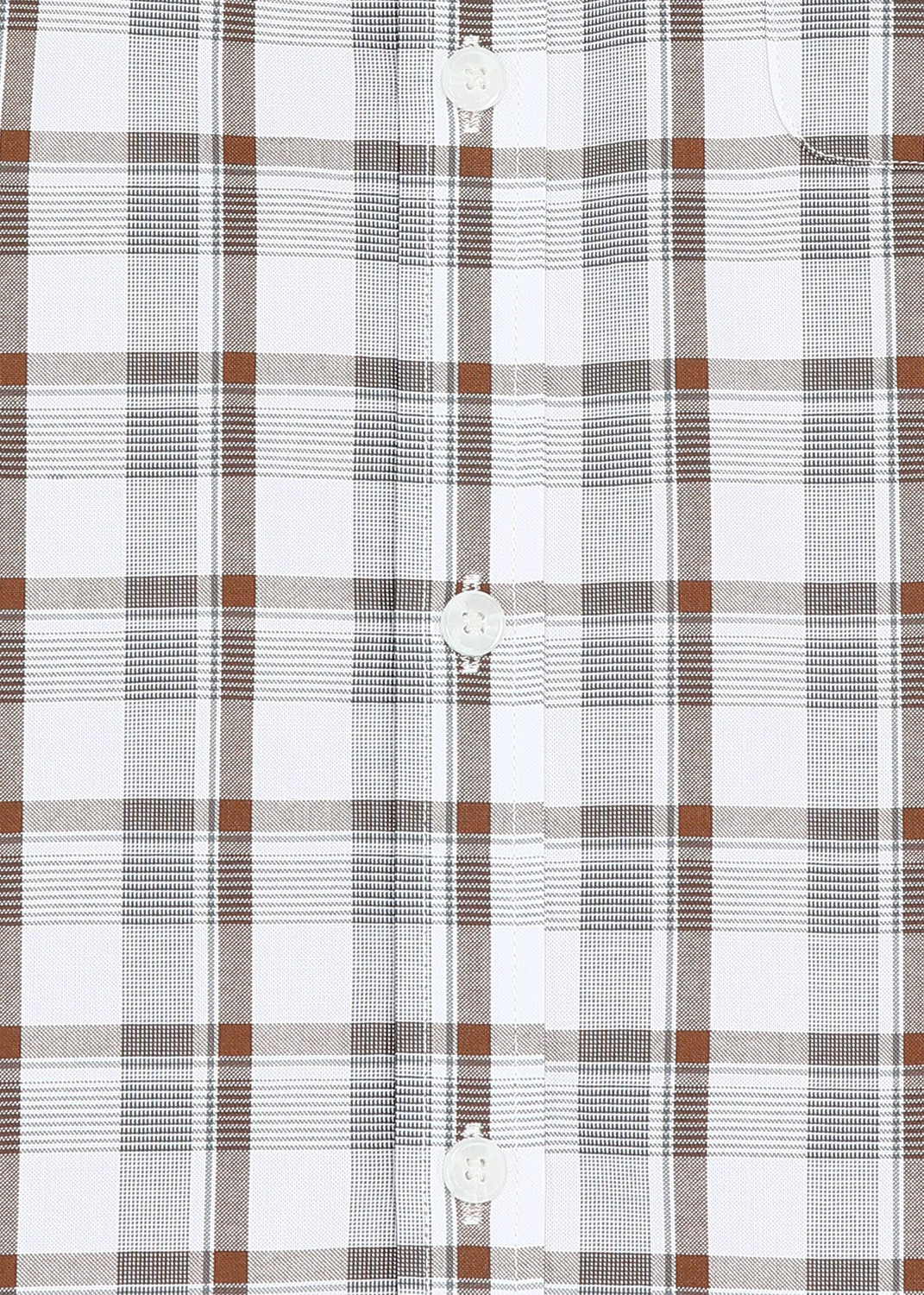 Image of PETER ENGLAND Men Checkered Formal Grey Shirt